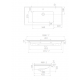 Νιπτήρας Επίπλου Πορσελάνης 100x47cm Cerastyle Blue 042500-u Λευκό Νιπτήρας Επίπλου Πορσελάνης 100x47cm Cerastyle Blue 042500-u Λευκό